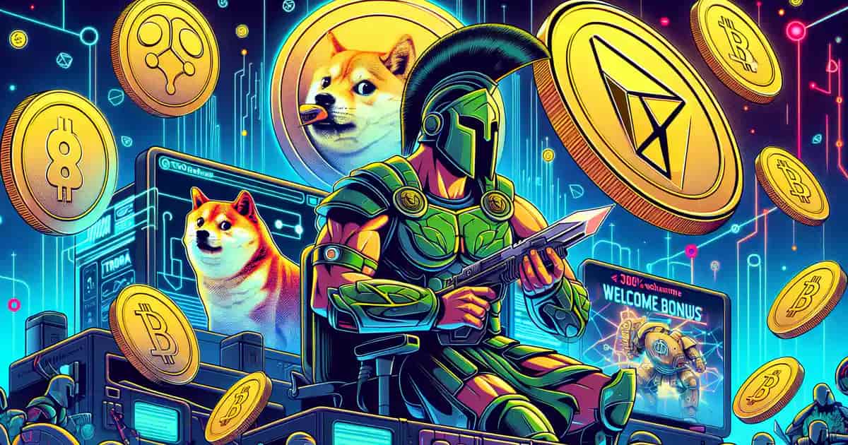 Espartanos lidera con bonos del 300% mientras DOGE y TRX ganan impulso