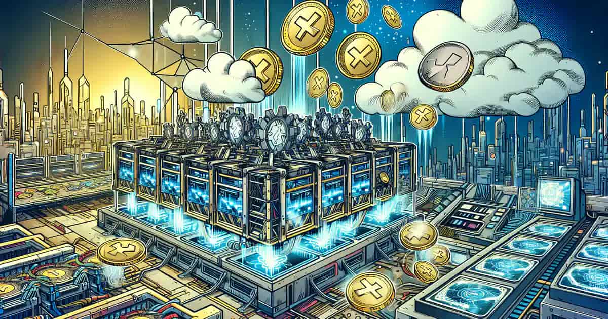 Firma de criptominería presenta contratos de minería en la nube XRP para la generación de ingresos pasivos
