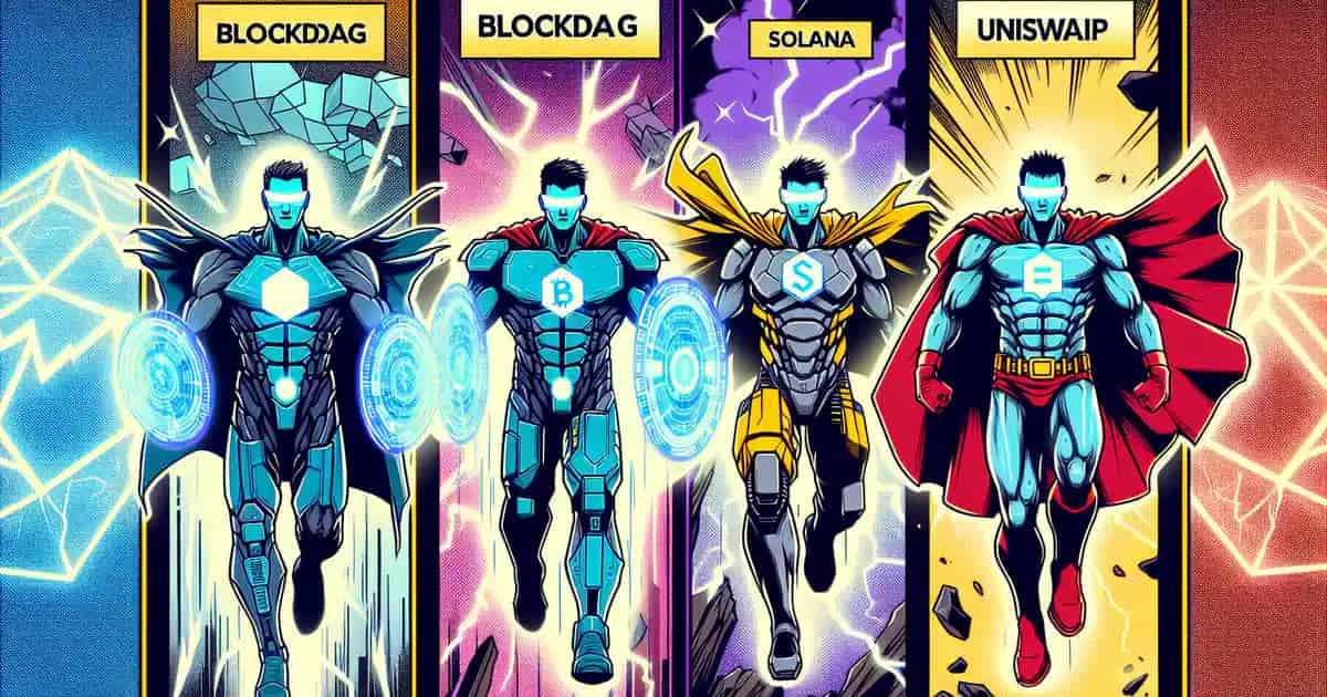 Emocionantes Desarrollos en el Mercado de Criptomonedas: BlockDAG, Solana, Uniswap, Aptos y Más