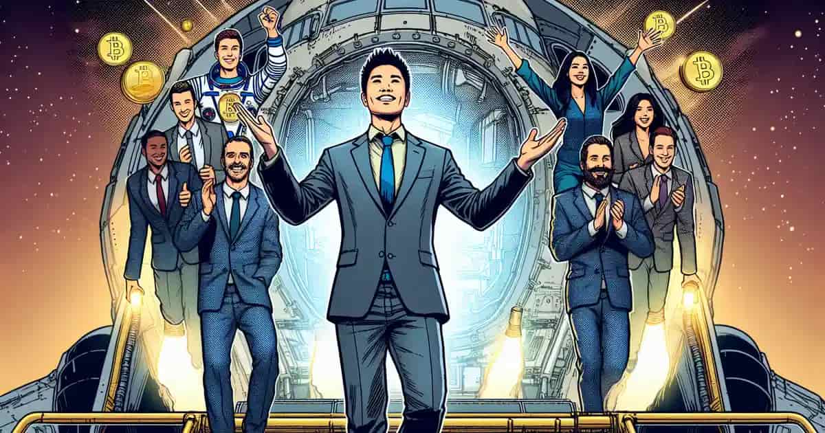 Justin Sun será lanzado al espacio después de una oferta de $28 millones