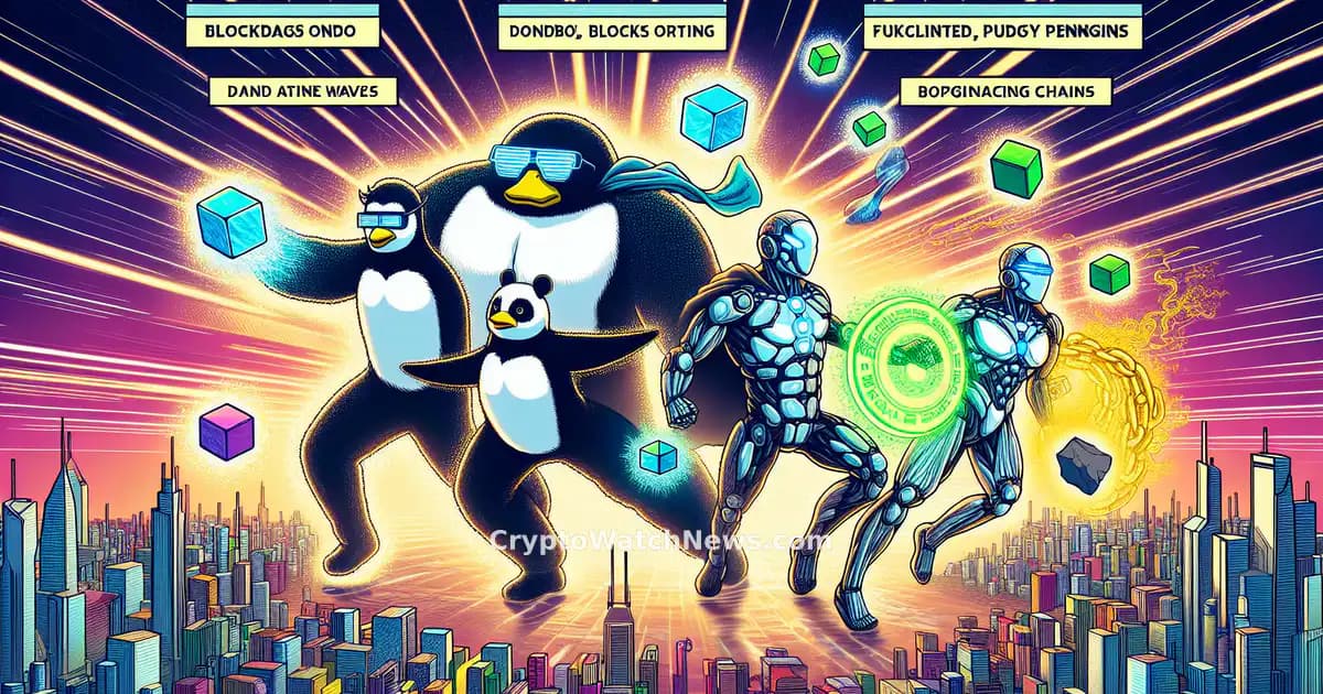 Principales Altcoins de 2025: Análisis de BlockDAG, Ondo, Chainlink y Pudgy Penguins