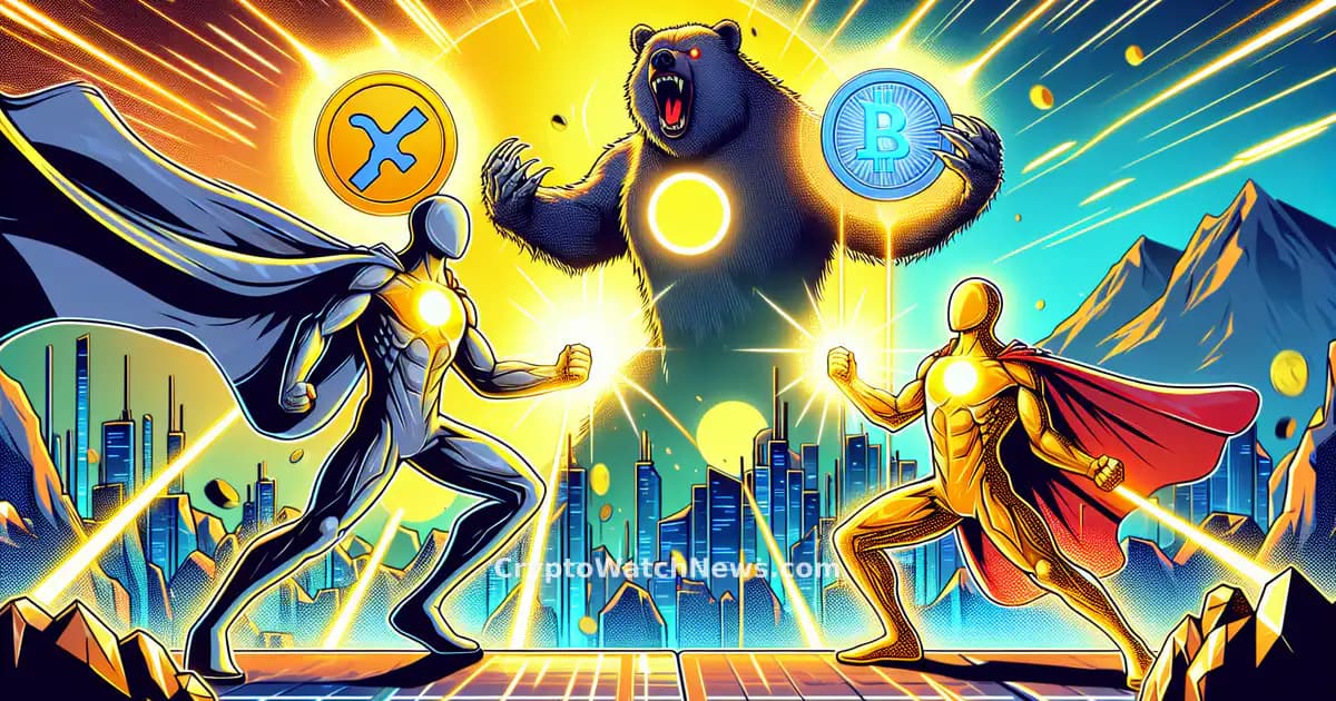 XRP y SOL Ambos Enfrentan Momentum Bajista en Medio de la Volatilidad del Mercado