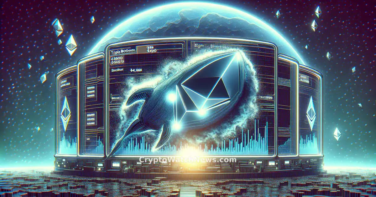 El patrón de triple suelo de Ethereum sugiere una posible ruptura de $4,000