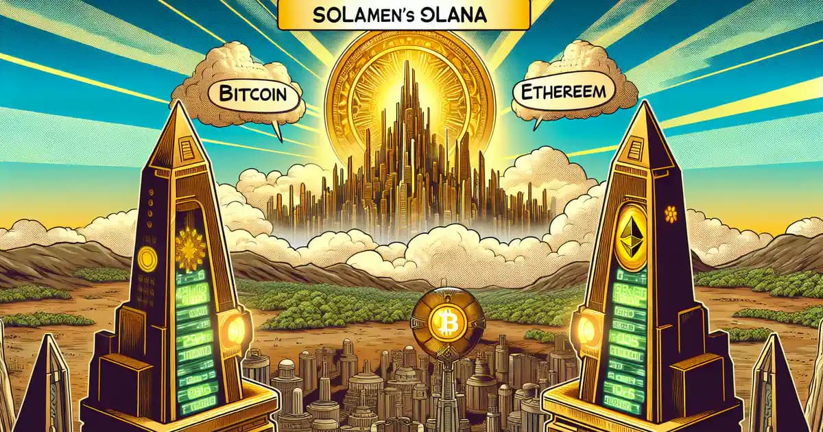Solana supera a Ethereum y Bitcoin en métricas de crecimiento de la red