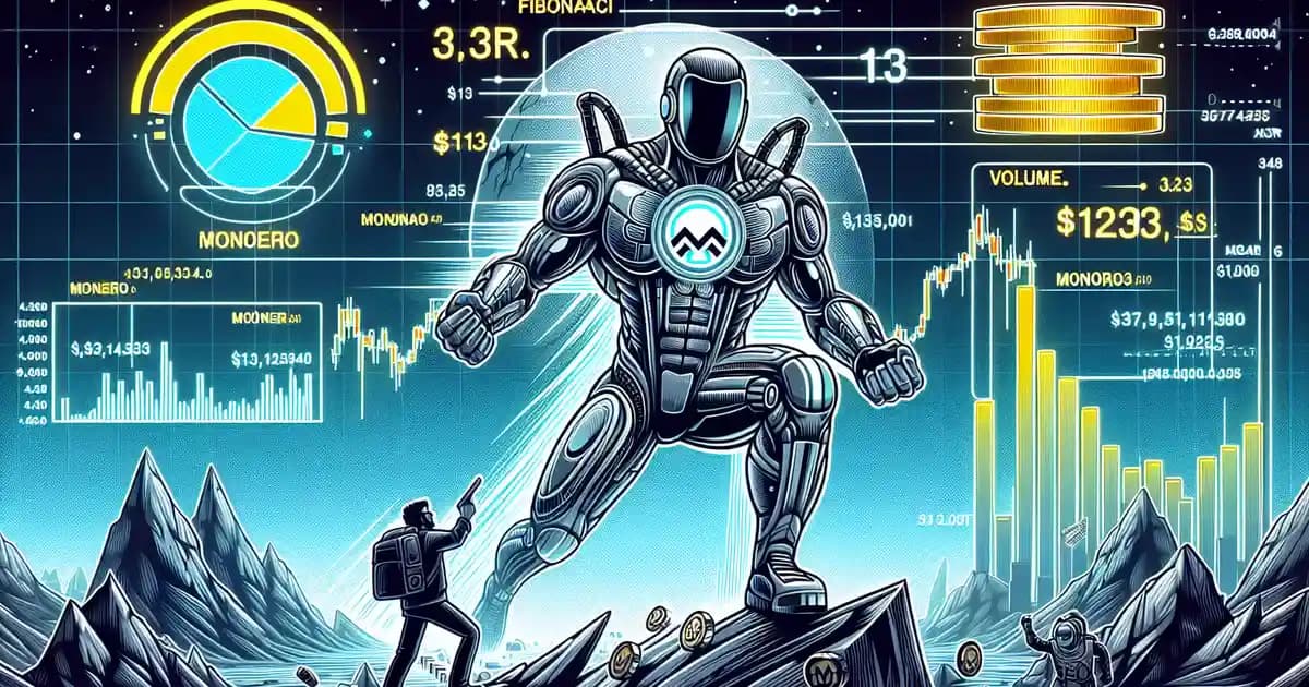 Monero (XMR) mantiene el soporte clave de $313, reforzado por niveles de Fibonacci y patrones de volumen, señalando un posible retesteo alcista