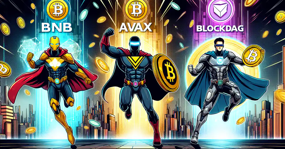 El Auge de BNB, AVAX y BlockDAG en el Mercado de Criptomonedas