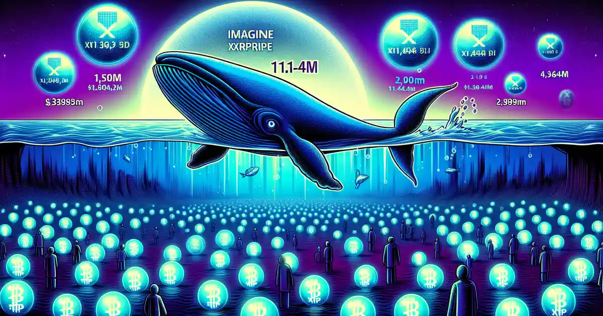 Ballena desata debate con posición larga de $11.44 millones en XRP