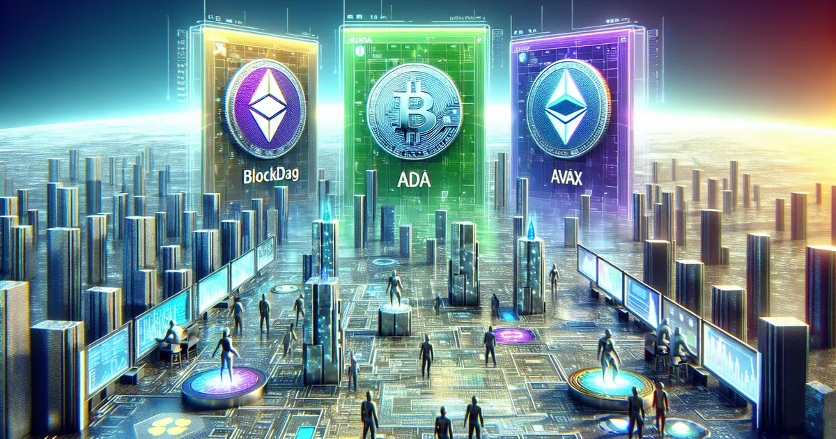 Explorando los Caminos Únicos de Crecimiento de BlockDAG, ADA, AVAX y SUI